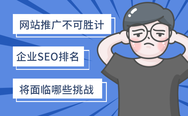 网站推广不可胜计，企业SEO排名将面临哪些挑战 